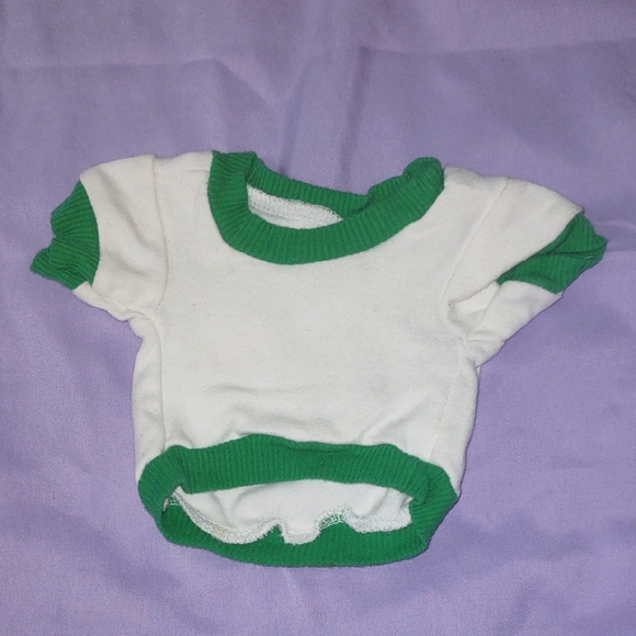 Festive White and Green Pet Sweater - Picture 2 of 2